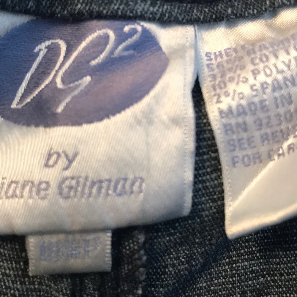 DG2 by Diane Gilman 18WP FLORAL JEANS🆕 - Picture 3 of 11
